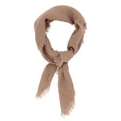 Cloud Scarf in Camel - Small