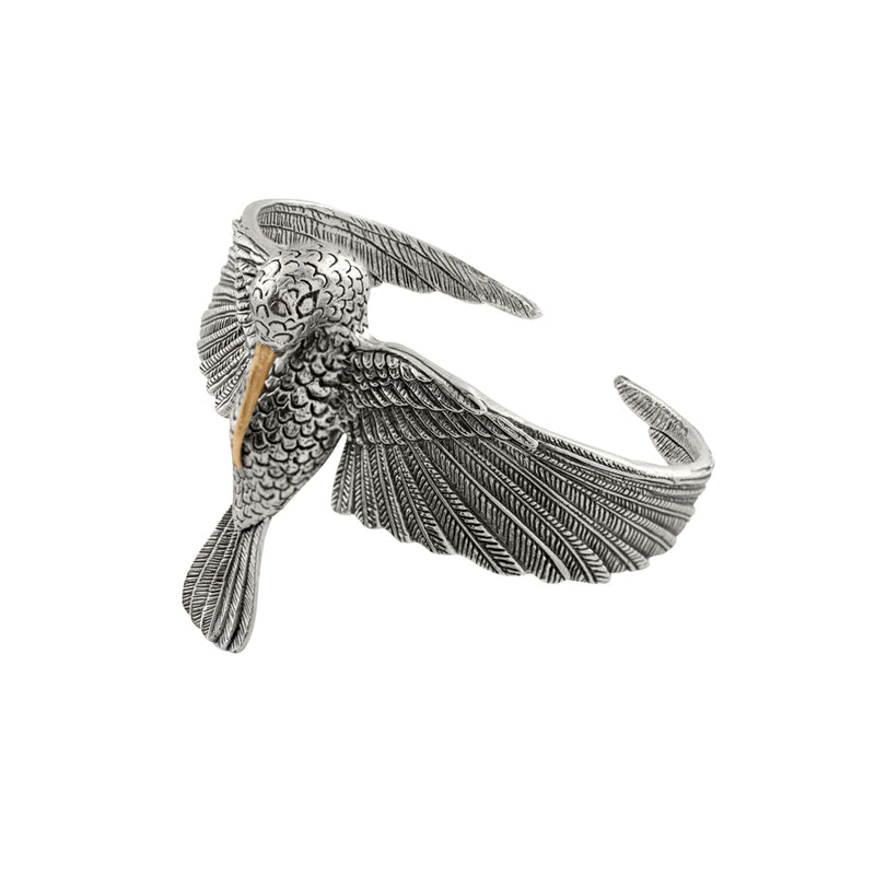 Hummingbird Cuff in Silver
