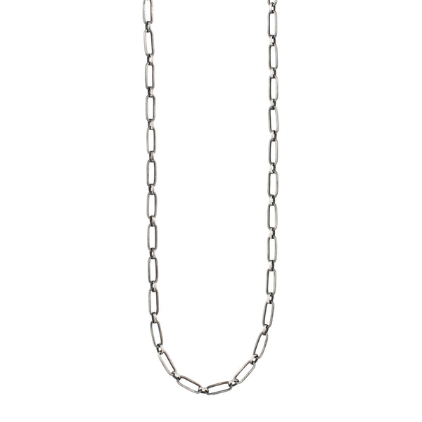 Forever Linked Chain in Antiqued Sterling - 18" L