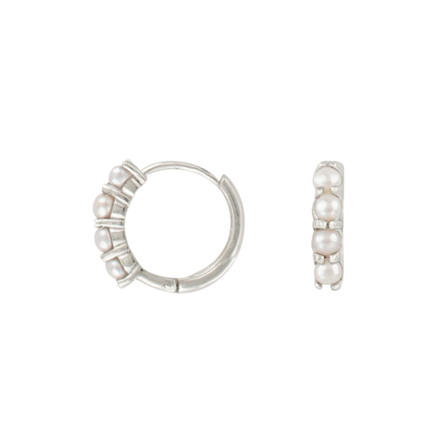 Small Gold Huggie Clicker Earring – STONE AND STRAND