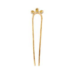 Citrine Empire Hair Pin - Large | Available to Ship March 14, 2025