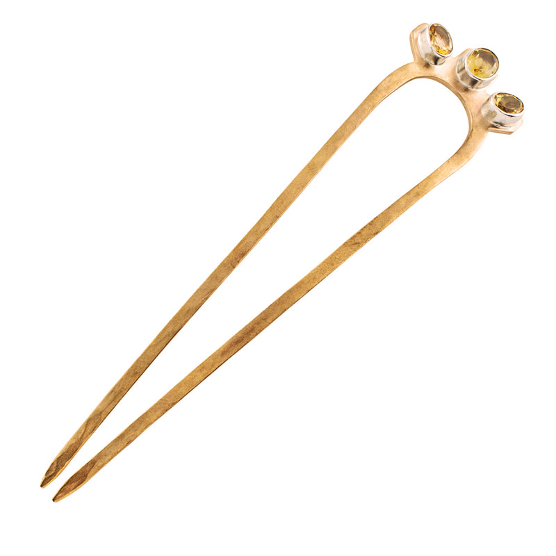 Citrine Empire Hair Pin - Large | Available to Ship March 14, 2025