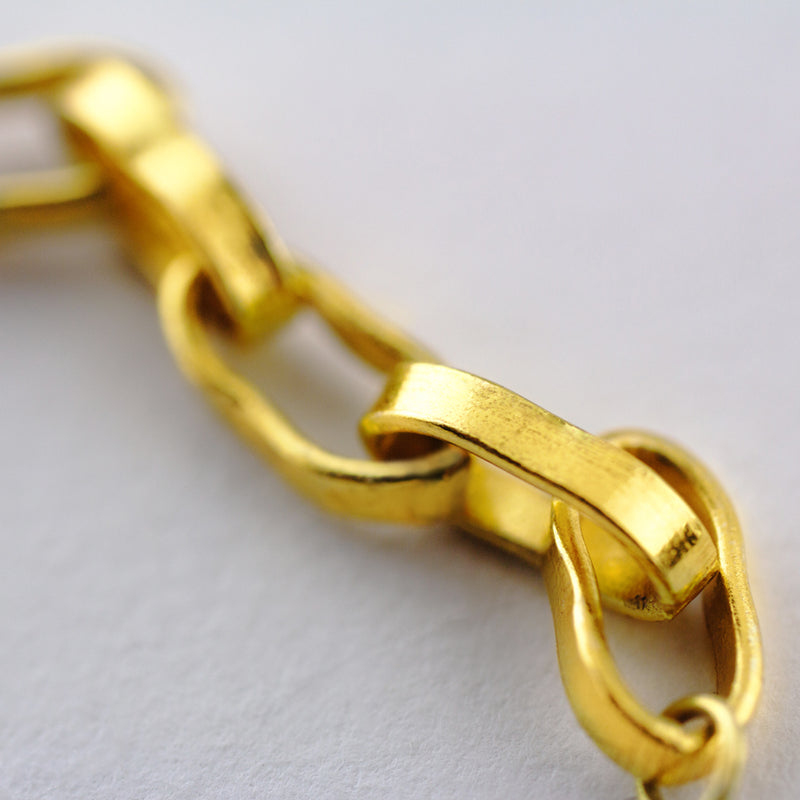 Paper Chain Bracelet - Large Link in Gold