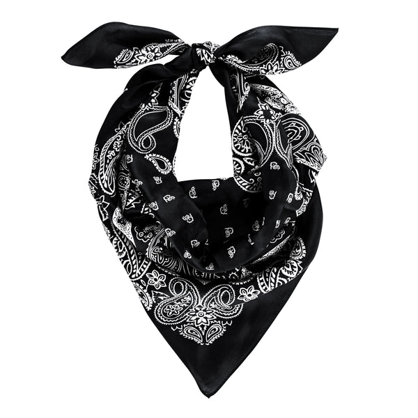 Paisley Scarf in Black