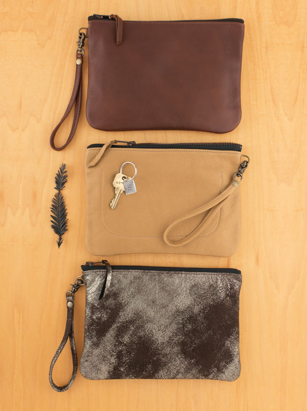 Leather Go-Bag in Cognac
