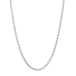 Cable Chain in Silver 18-20"